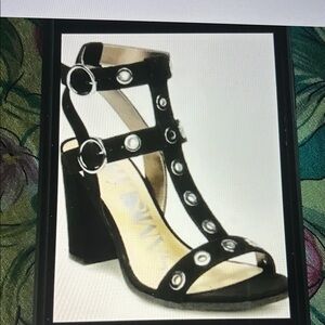 Sam & Libby Gladiator Black Sandals Size 9.5 Brand New